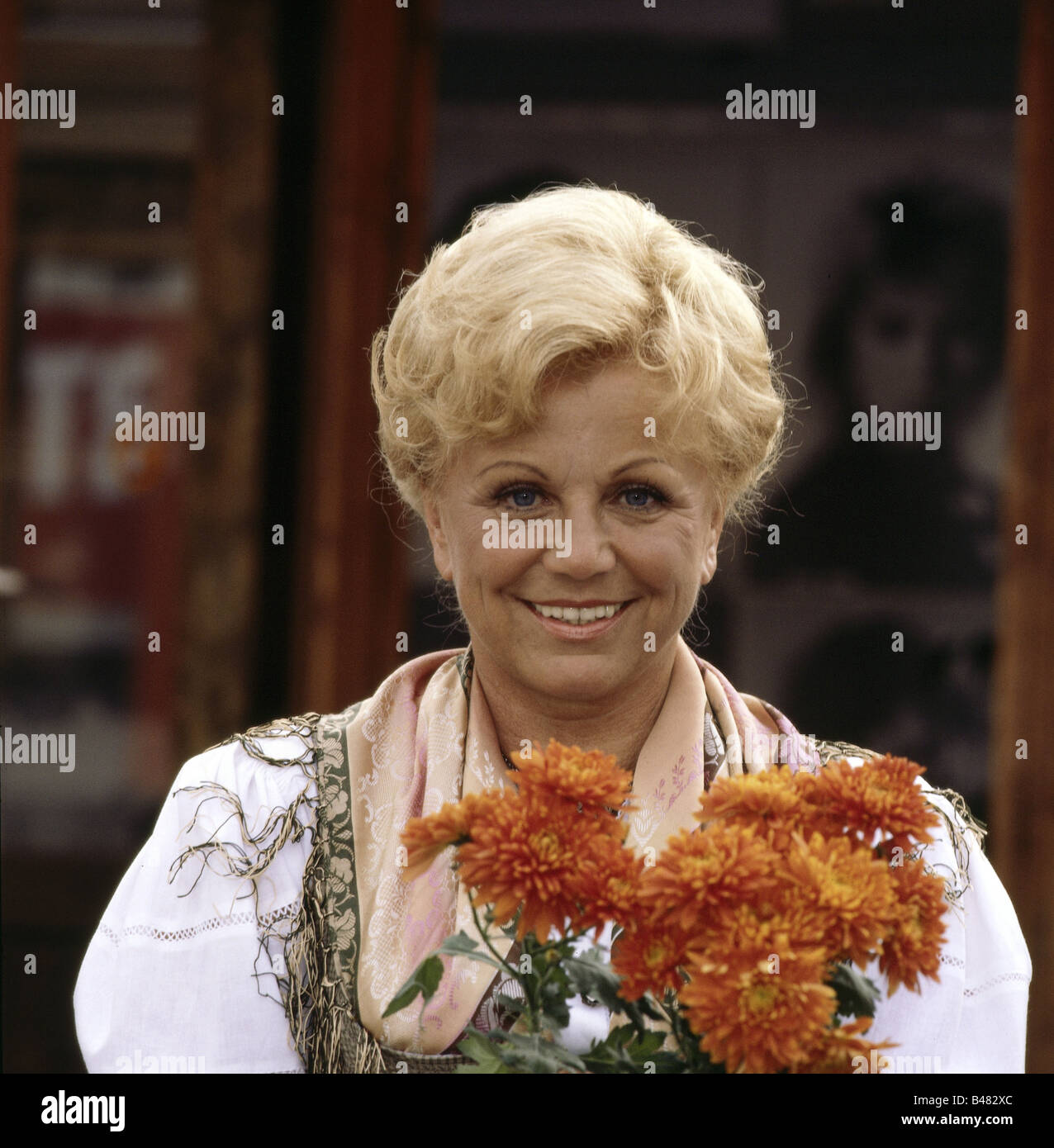 Hellwig, Maria, 22.2.1920 - 26.11.2010, deutsche Sängerin (Volksmusik), Porträt, 1981, Stockfoto