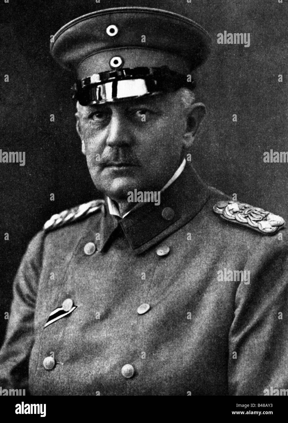 Moltke, Helmuth Johannes von, 23.5.1848 - 18.6.1916, deutscher General, Chef des deutschen Generalstabs 1.1.1906 - 3.11.1914, Porträt, Kopblenz, 1914, Stockfoto