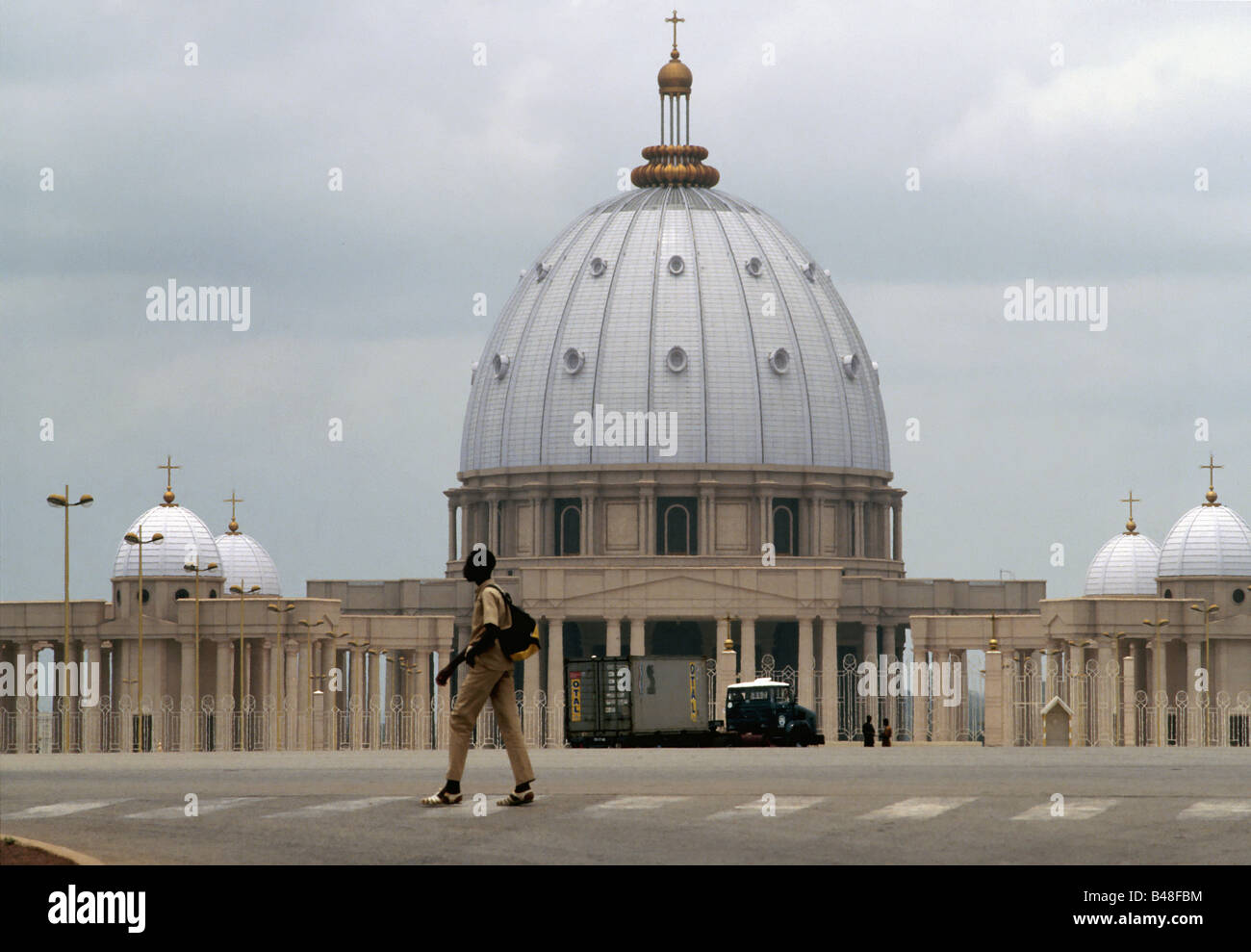Yamoussoukro Kathedrale in der Elfenbeinküste, Westafrika. Stockfoto