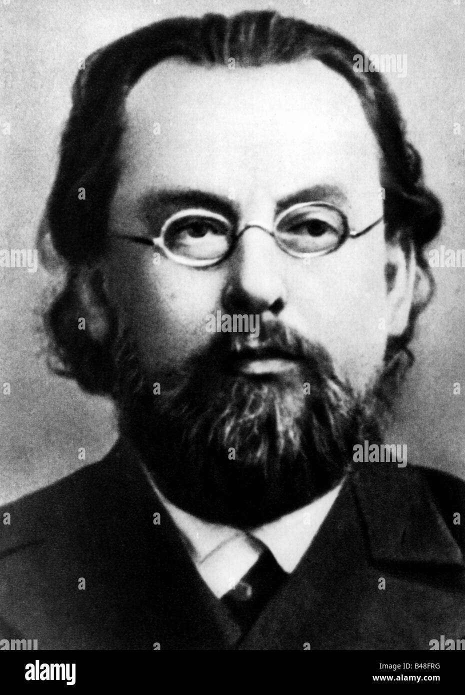 Tsiolkovsky, Konstantin Eduardovich, 17.9.1857 - 19.9.1935, russischer Physiker, Mathematikwissenschaftler, Porträt, ca. 1903, Stockfoto