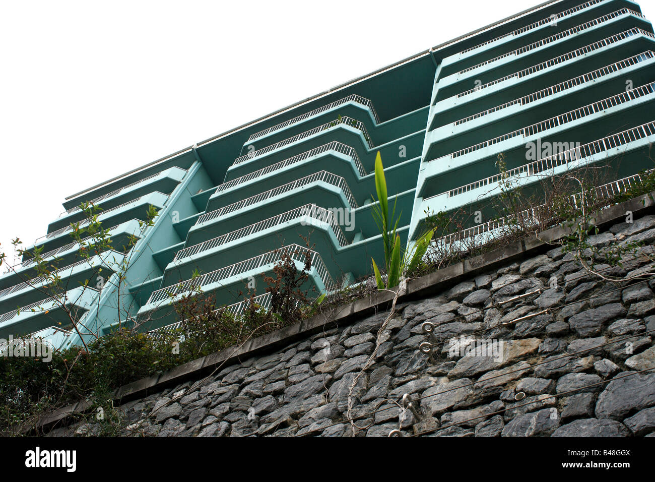 Ein Wohnblock in Brisbane Stockfoto