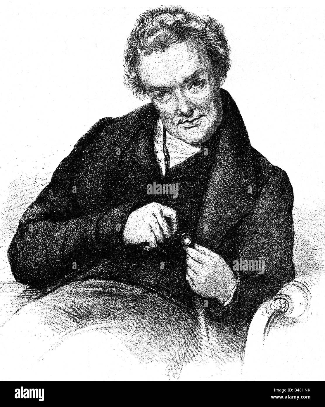 Wilberforce, William, 24.8.1759 - 29.7.1833, britischer Politiker (Tory), woodprint von C. Brandt nach der Lithographie von A. Kneissel, 19. Jahrhundert, Stockfoto