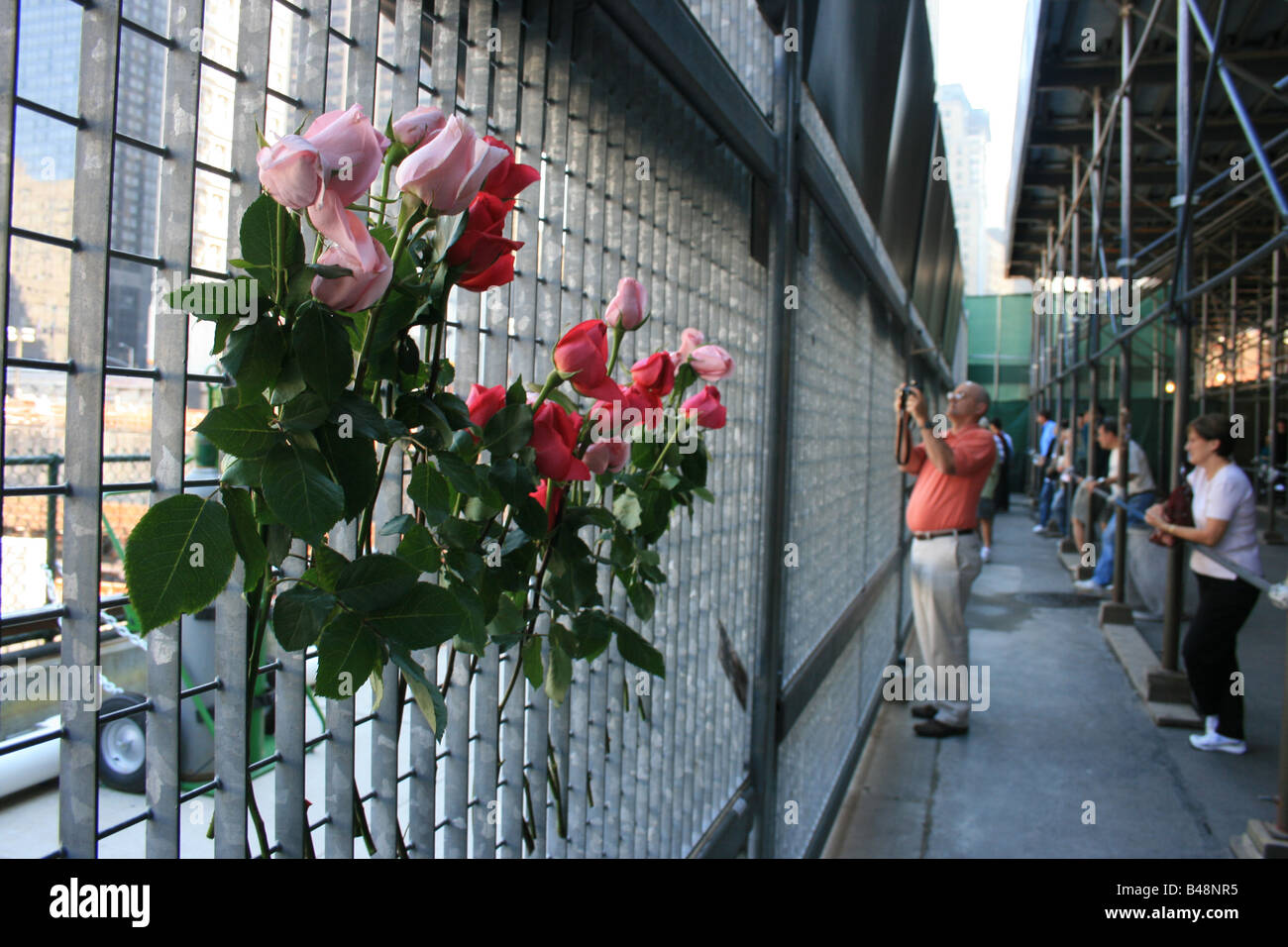 Alle zum Ground Zero in Lower Manhattan Stockfoto
