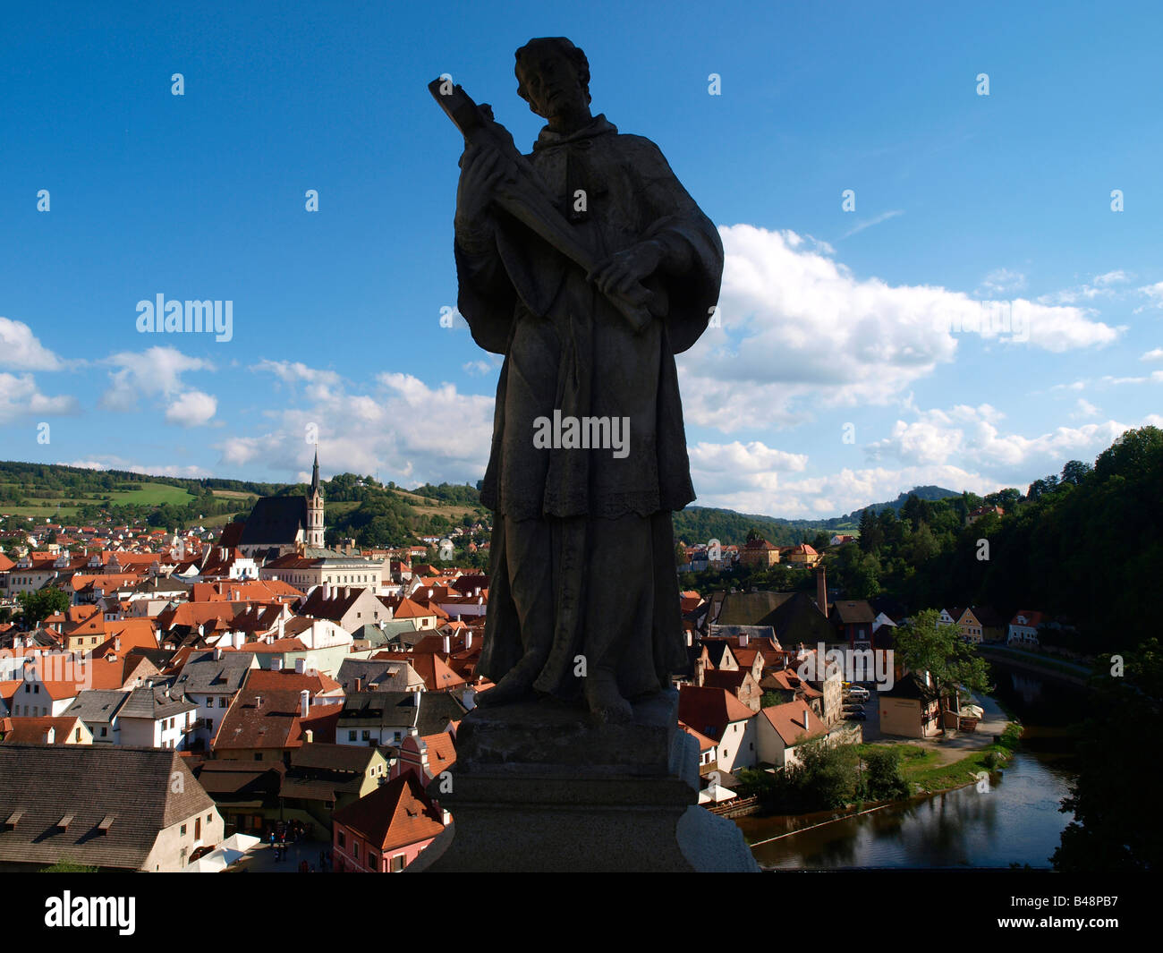 Cesky Krumlov Stockfoto