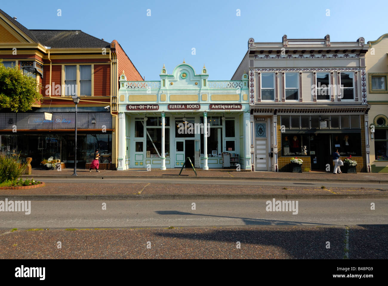 Die Innenstadt von Eureka, Humboldt County, Kalifornien, USA Stockfoto
