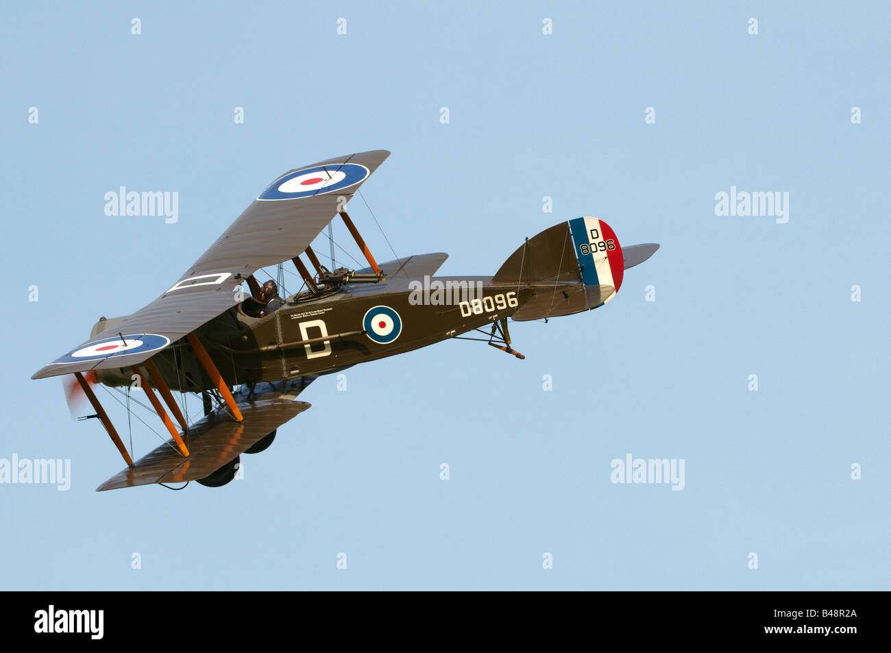 Shuttleworth (Sammlung) Air Show 2008 WW1 Kämpfer Bristol Fighter F.2B Stockfoto