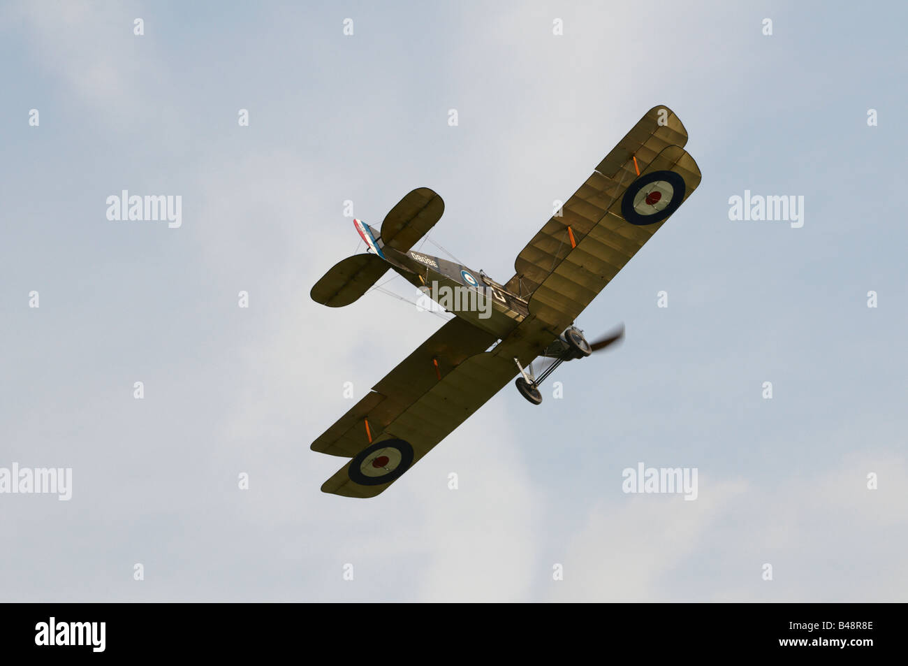 Shuttleworth (Sammlung) Air Show 2008 WW1 Kämpfer Bristol Fighter F.2B Stockfoto