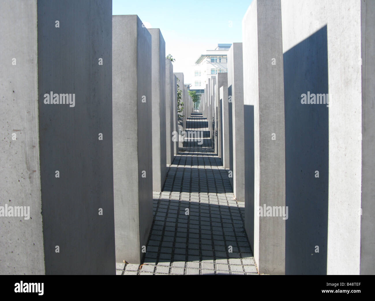 Berlin-Holocaust-Mahnmal Stockfoto