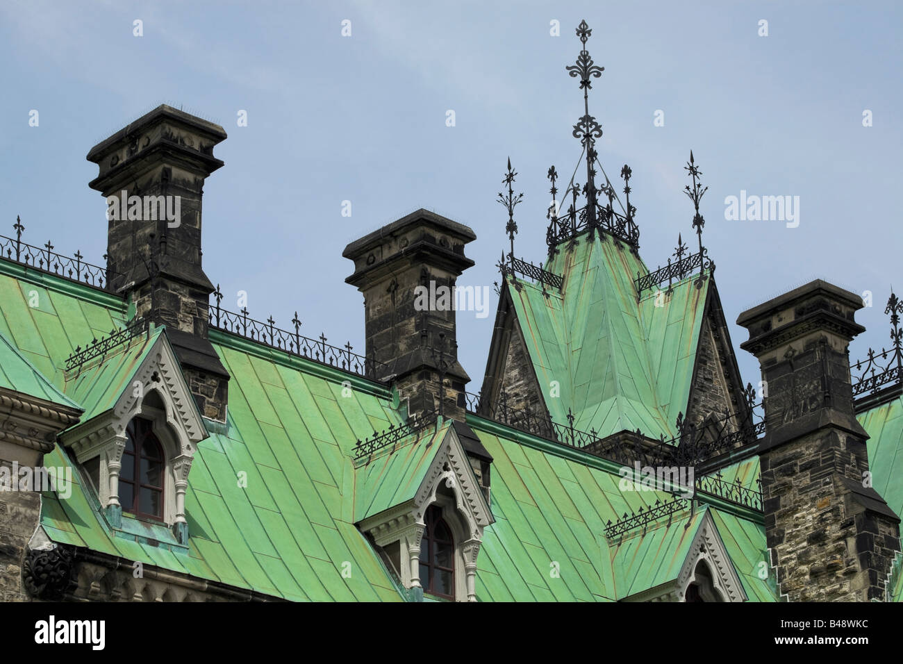 Der East Block kanadischen Parlamentsgebäude, Ottawa, Ontario, Kanada Stockfoto