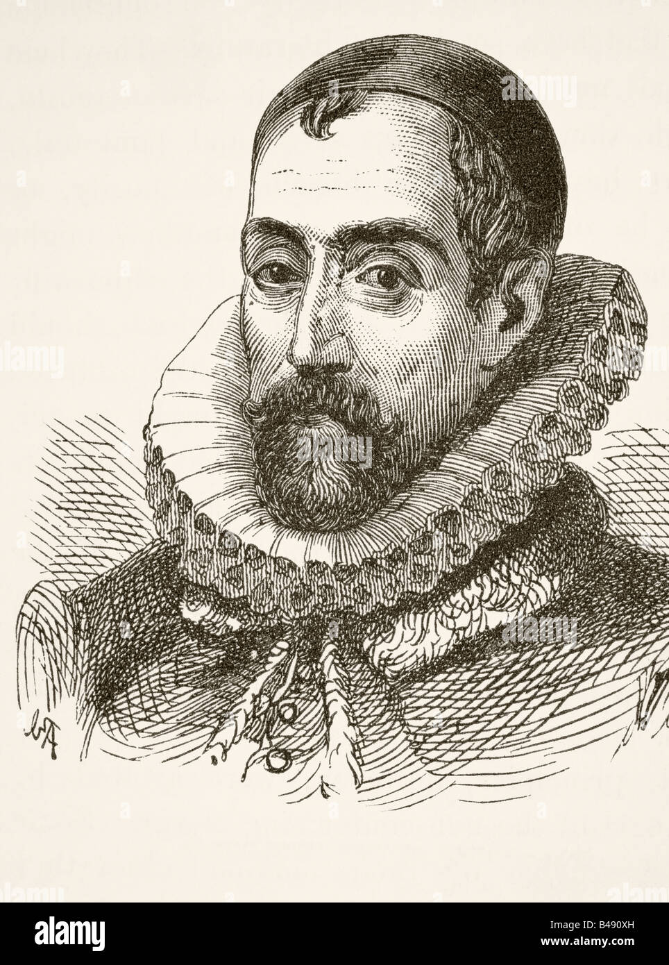 Sir Francis Walsingham,1532 - 1590. Englischer Staatsmann und Geheimdienstchef für Königin Elizabeth I. Stockfoto