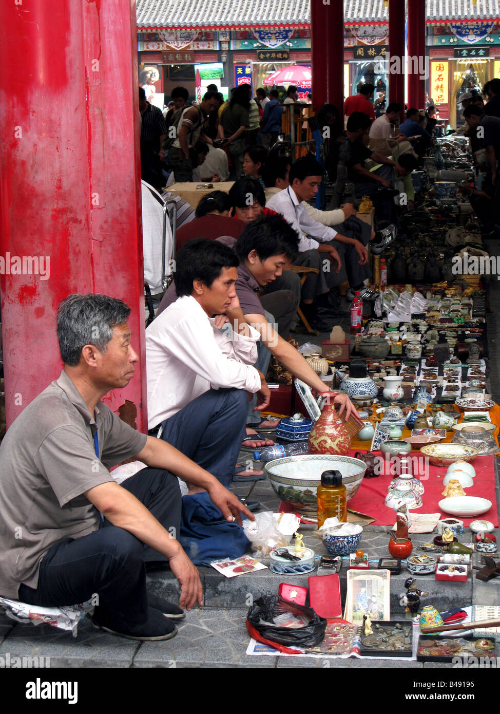 Panjiayuan Flohmarkt in Bejing, China Stockfoto