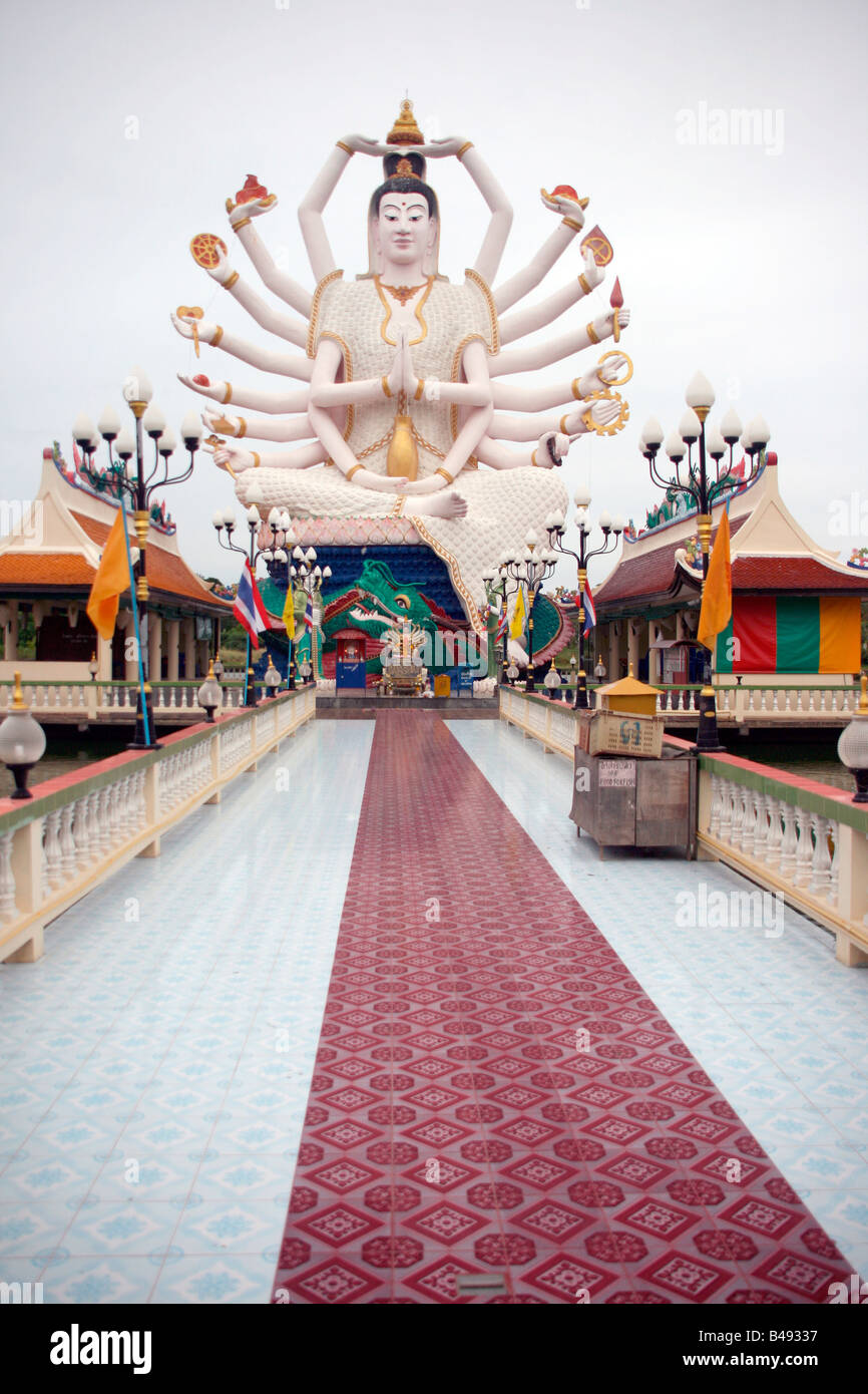 Statue der Göttin Druga in Samui Insel thailand Stockfoto