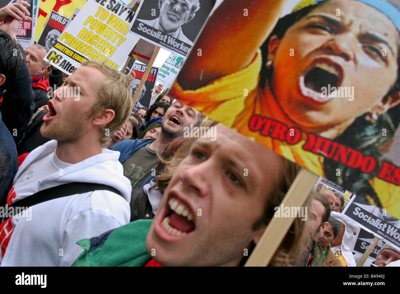 Jugend, Protest, Edinburgh, Scotland, UK Stockfoto