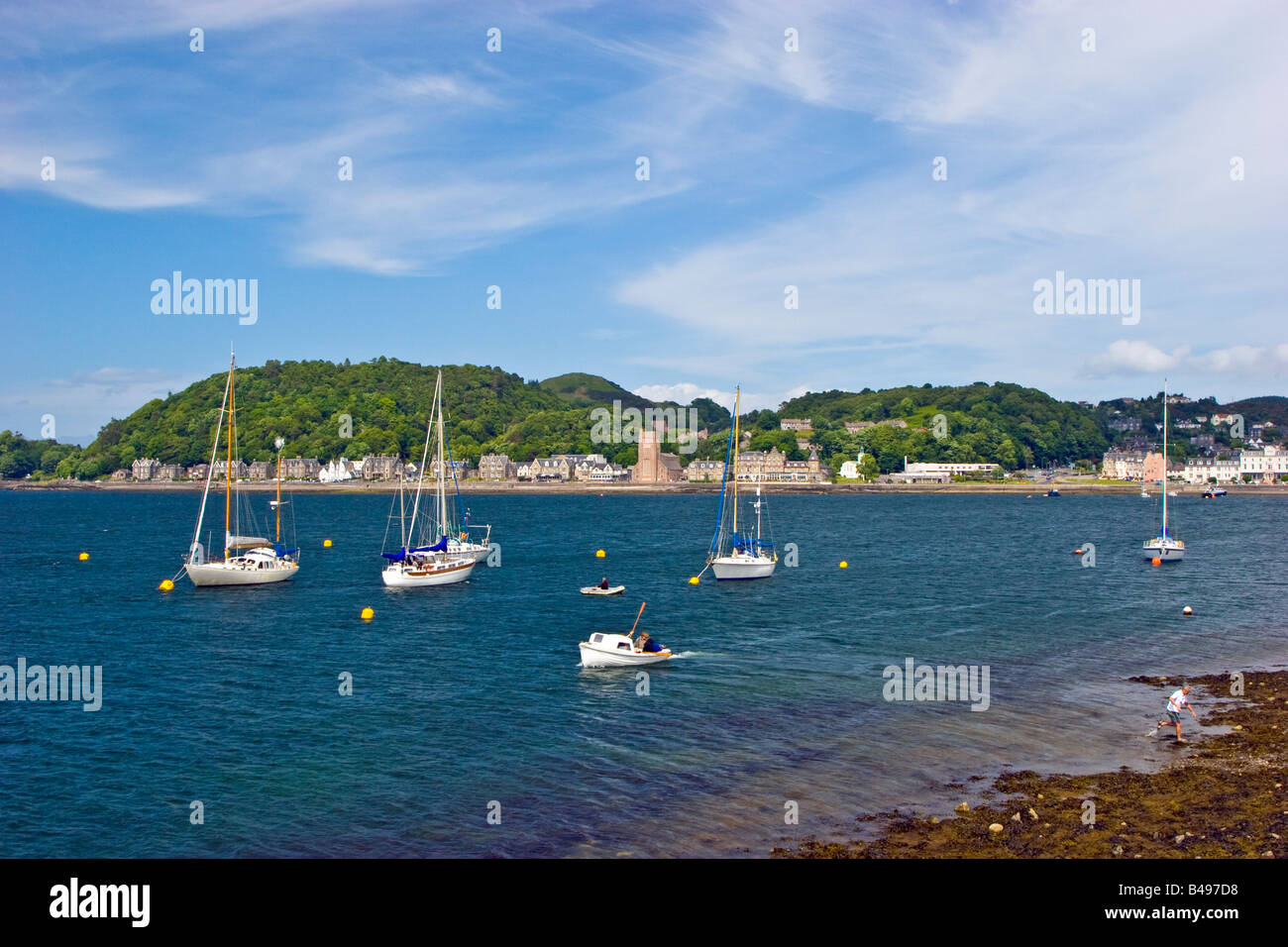Oban Hafen Argyll und Bute Schottland Großbritannien Großbritannien 2008 Stockfoto