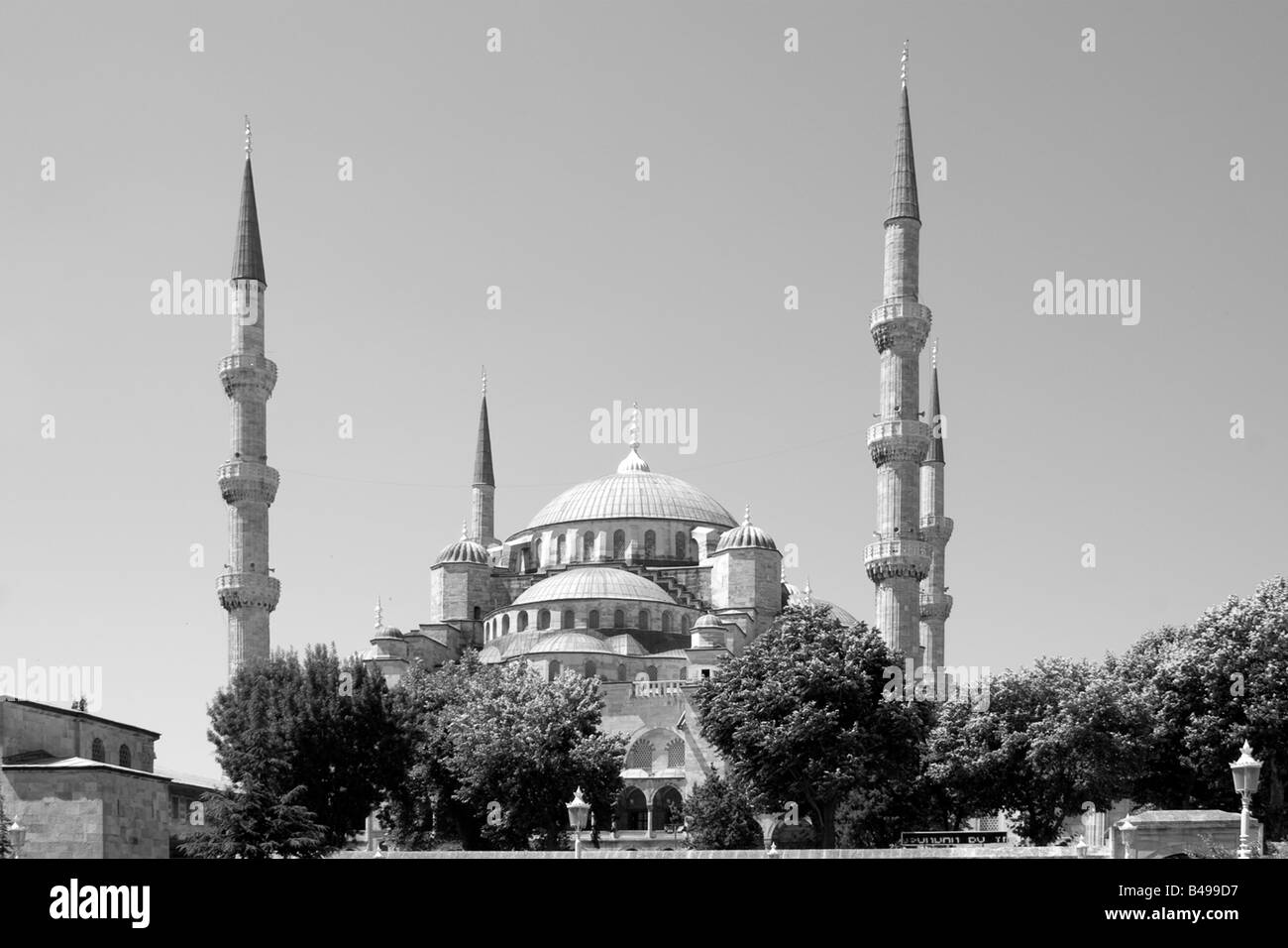 Die blaue Moschee in Istanbul, Türkei Stockfoto