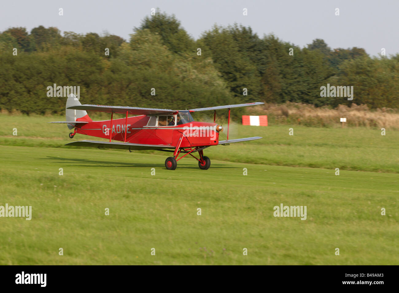 Shuttleworth (Sammlung) Air Show 2008 DeHavilland Hornet Moth DH-87 b Stockfoto