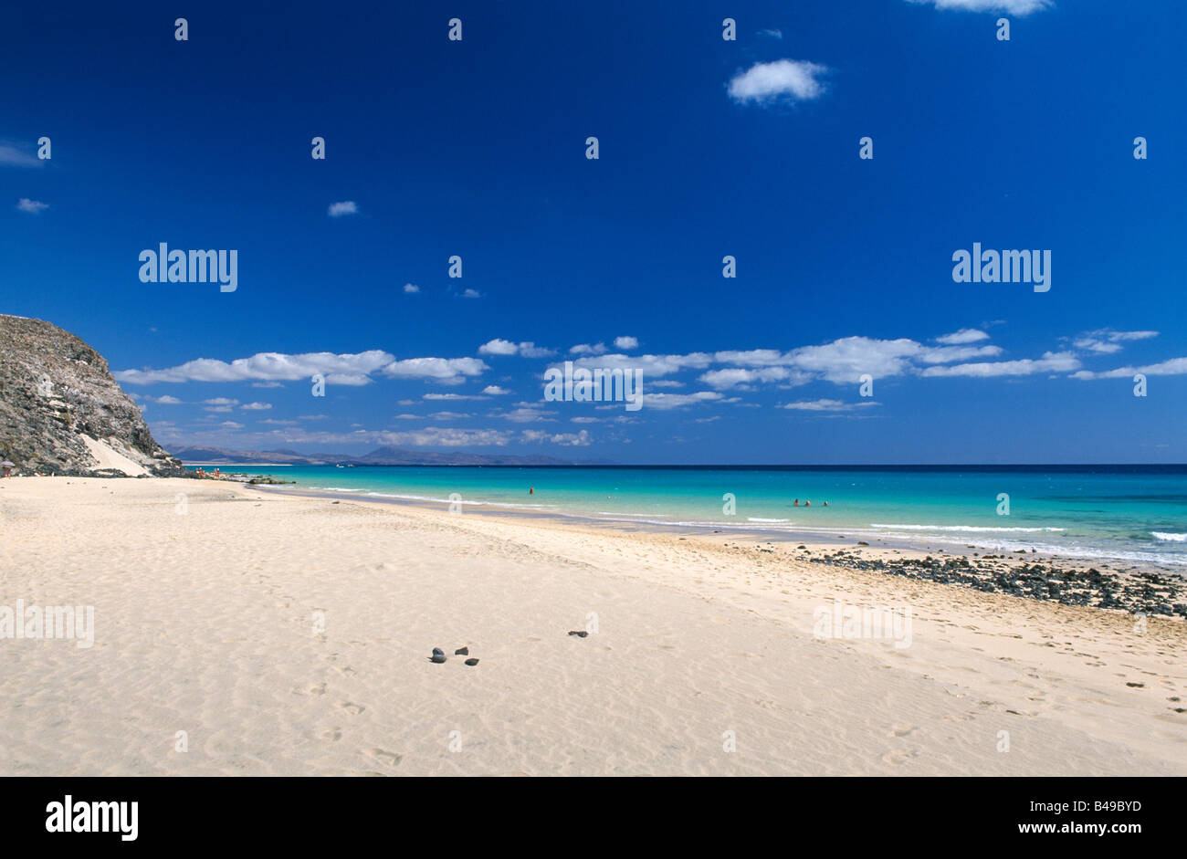 Strand von Tierra Dorada-Fuerteventura-Kanarische Inseln-Spanien Stockfoto