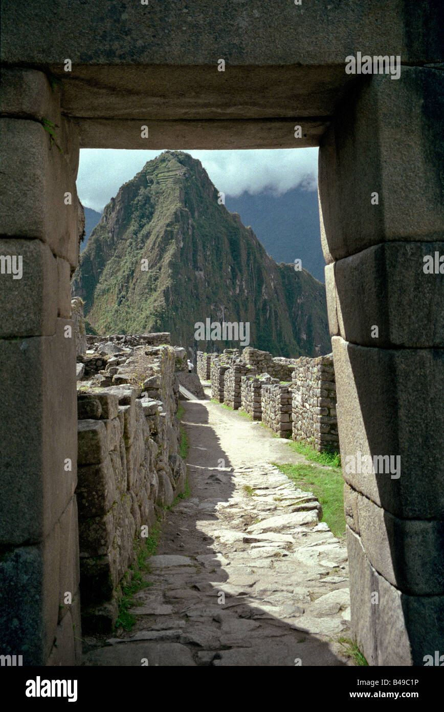 Der Berühmte InkaStadt Machu Picchu Cusco Peruanischen Anden, berühmte