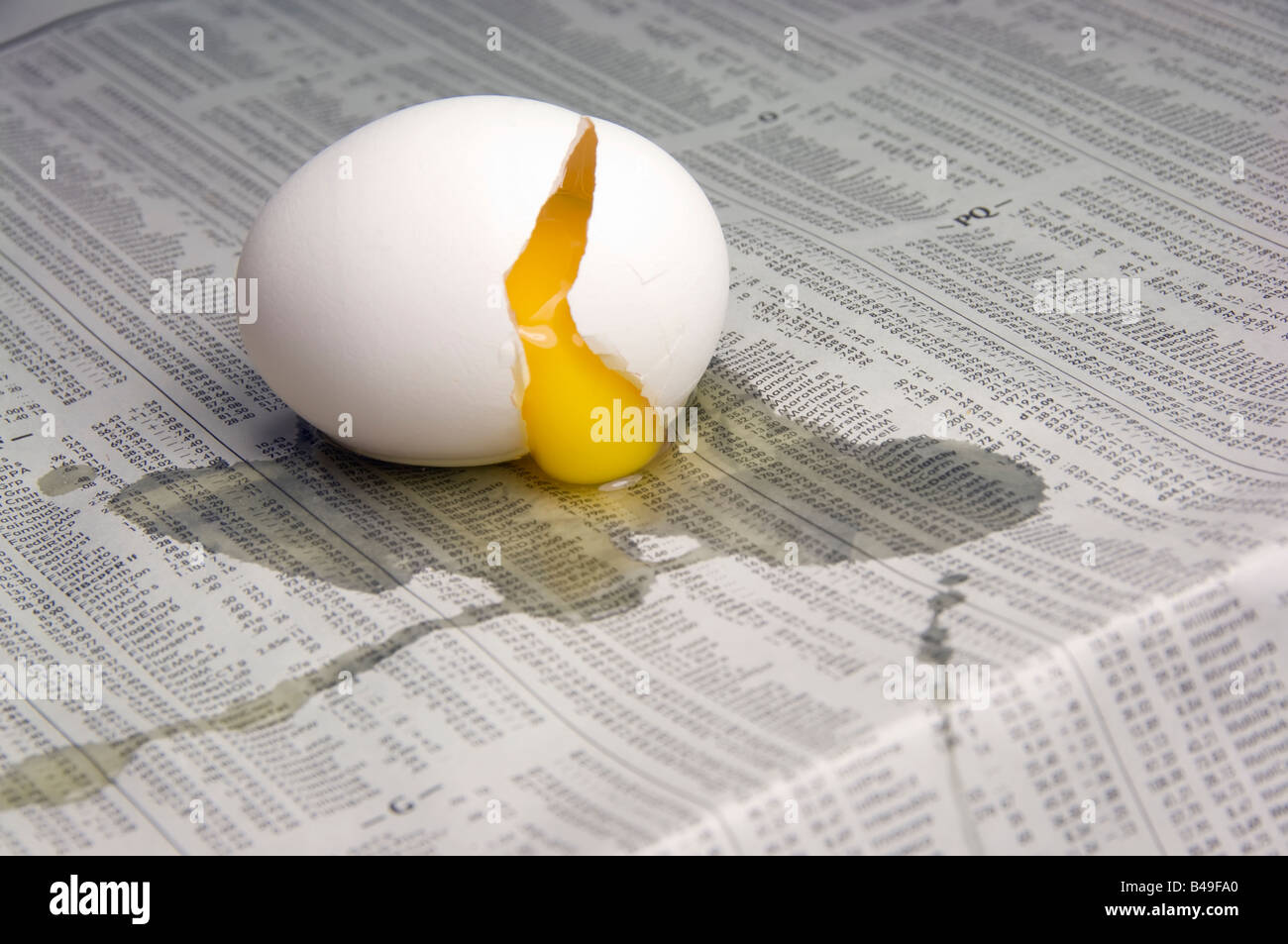Zerbrochene Träume Stockfoto