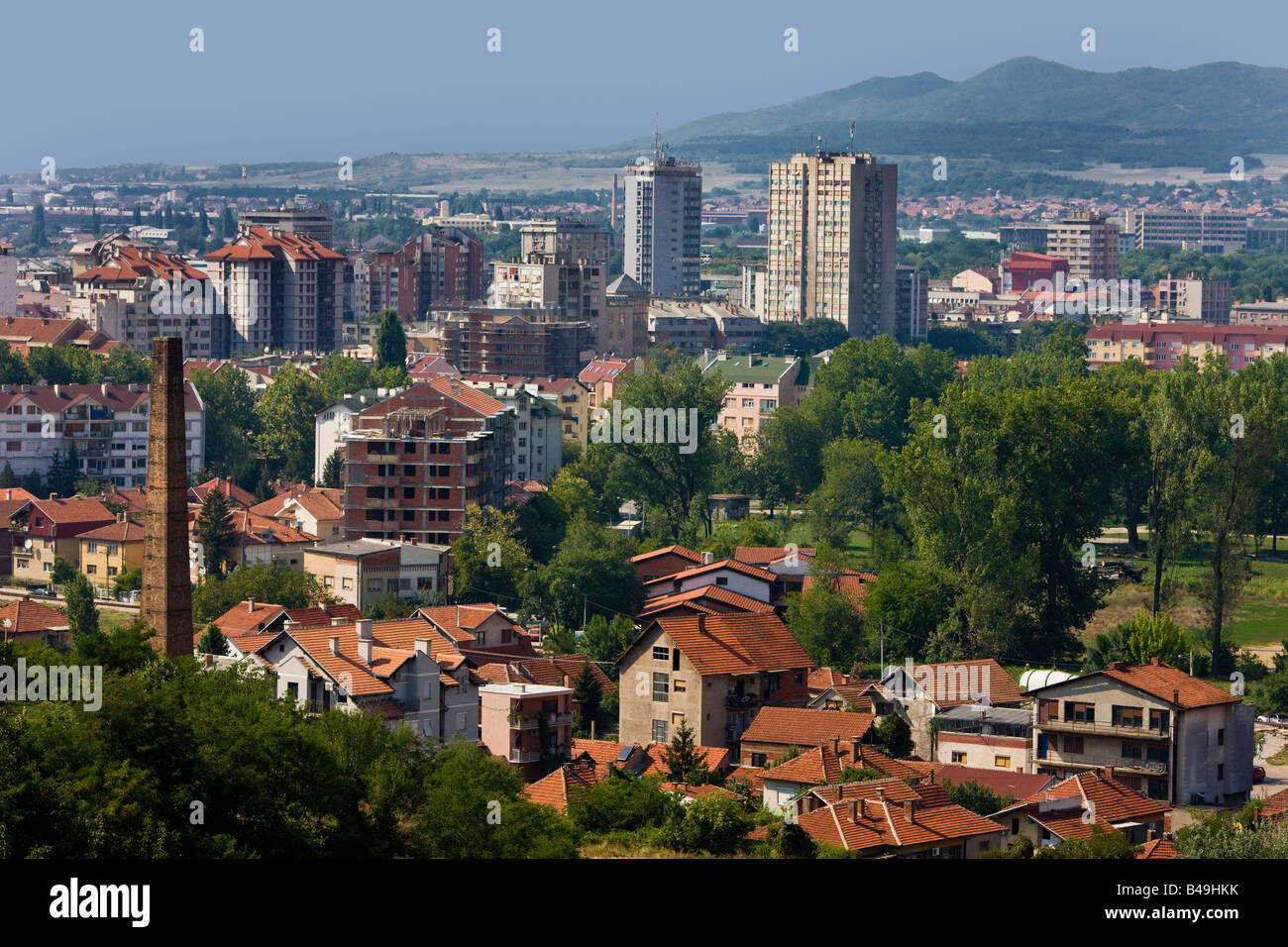 NIS zweite Stadt von Serbien es liegt im Tal des Flusses Nisova in Südserbien nahe der bulgarischen Grenze Stockfoto