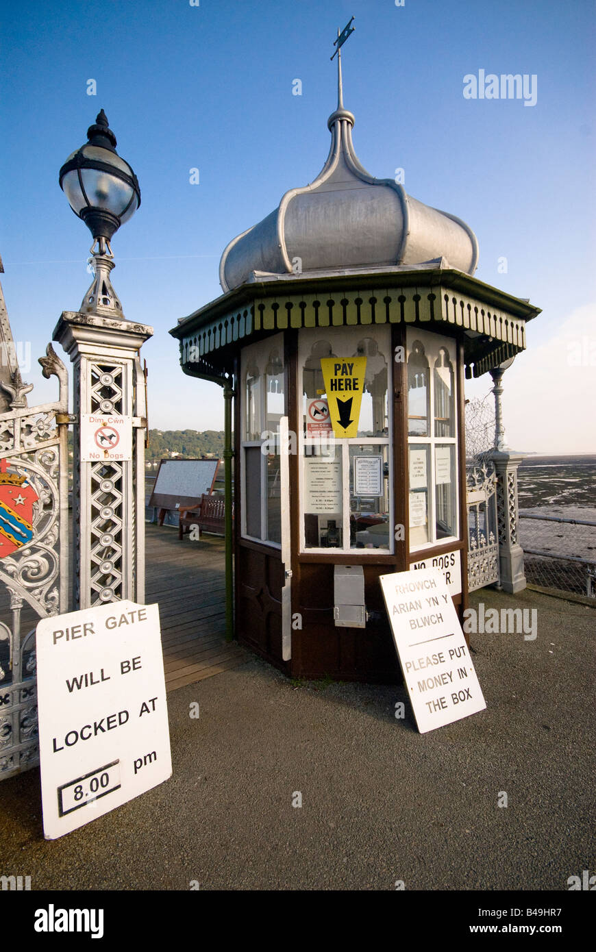 Garth Pier Bangor Stockfoto