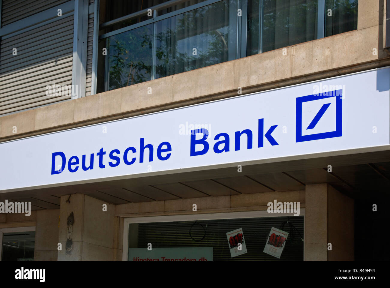 Deutsche Bank-Zeichen Stockfoto