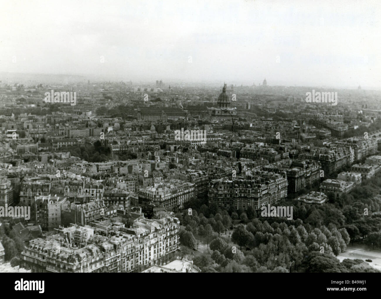 Geographie/Reise, Frankreich, Paris, Stadtansicht/Stadtbild, mit Les Invalides, 1954, Stockfoto