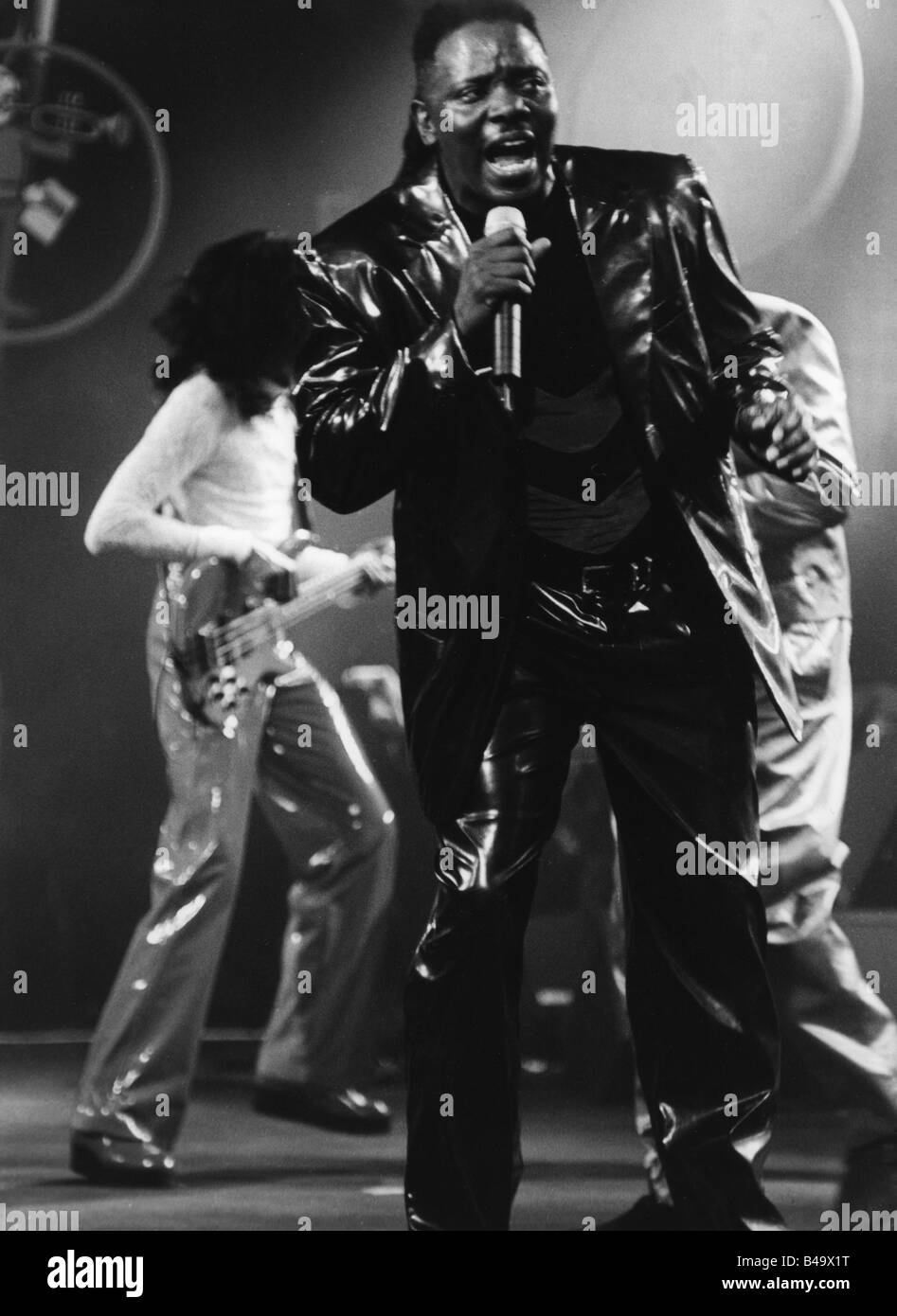 Bailey, Philip, * 8.5.1951, US-amerikanischer Musiker (Jazz), "Earth, Wind and Fire", halbe Länge, Gesang, Live, Performance, Montreux Jazz Festival, Juli 1998, Stockfoto