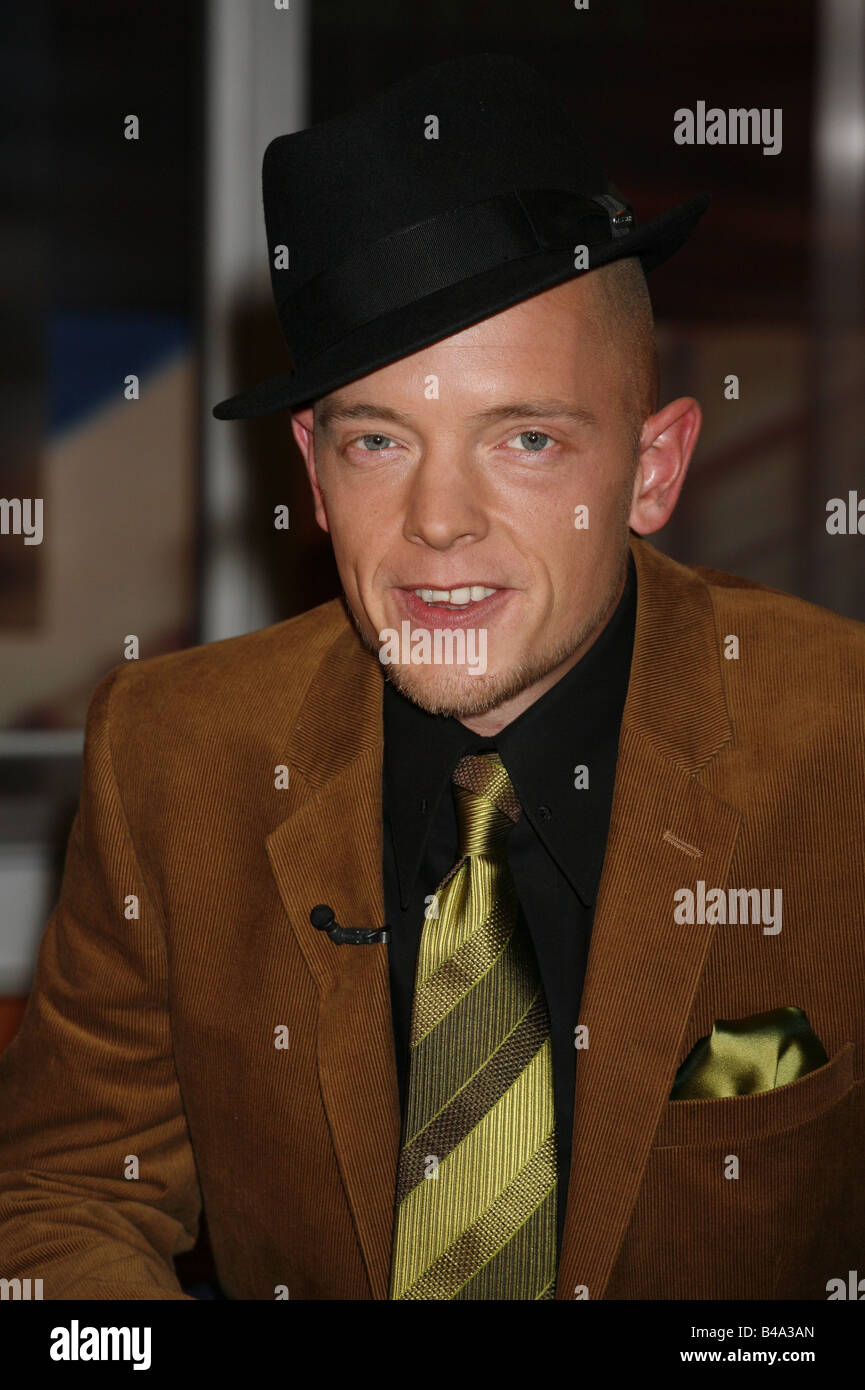 Delay, Jan, * 1976, deutscher Sänger, Porträt, Gast in der TV-Show "Johannes B. Kerner", Hamburg, 8.11.2006, Stockfoto