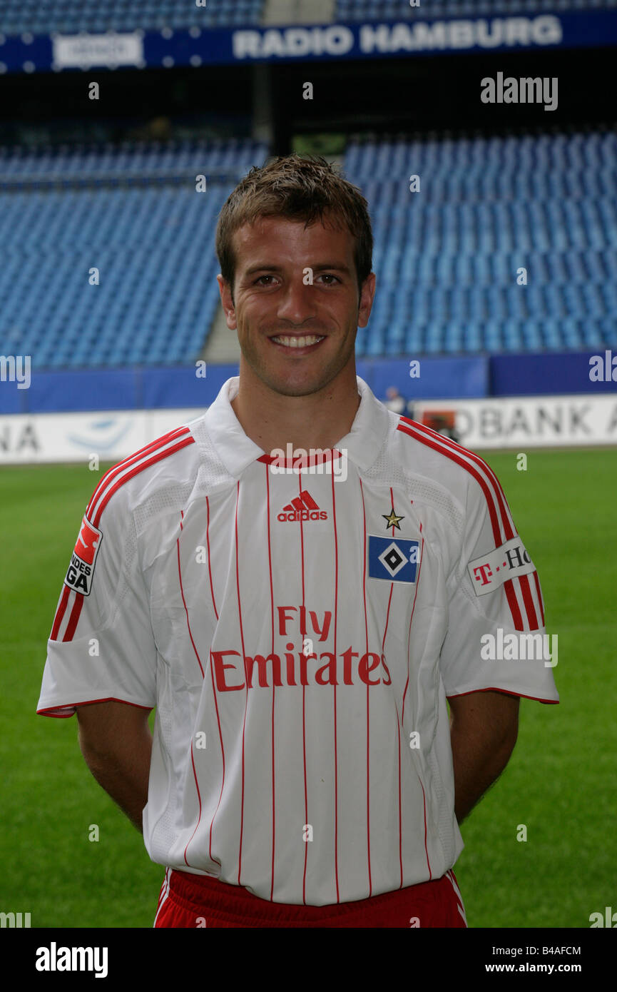 Vaart, Rafael Ferdinand van der, * 11.2.1983, niederländischer Sportler (Fußball), halbe Länge, Spieler Hamburger SV, Saison 2007 / 2008, Stockfoto