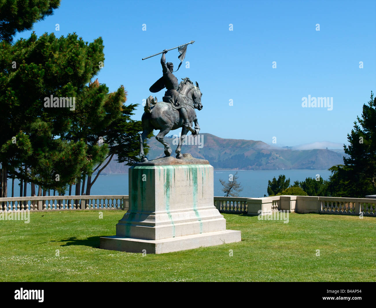 Statue von Ruy Diaz De Bivar El Cid Campeador "Lincoln Park" Stockfoto