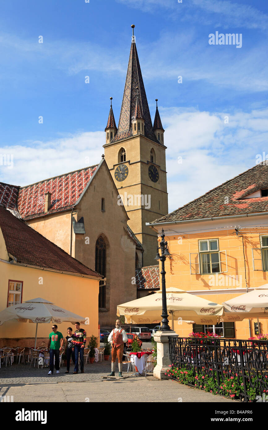 Rumänien, Siebenbürgen, Sibiu, evangelische Kathedrale Stockfoto