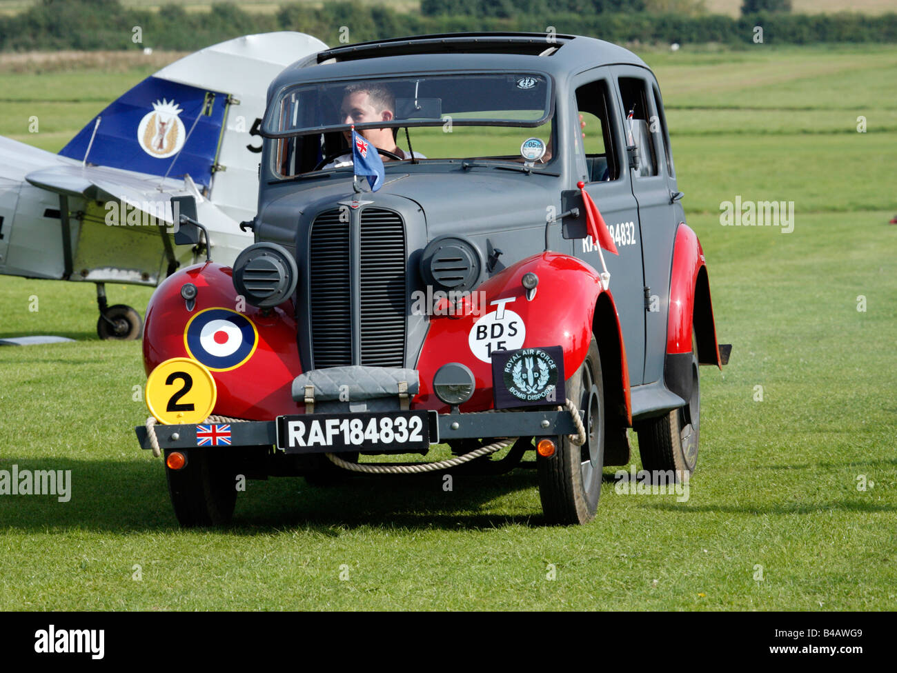 Hillman Minx RAF Bombe Entsorgung Auto 1938 Shuttleworth Collection alt Warden Bedfordshire Stockfoto