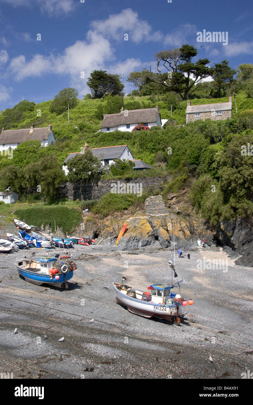 Cadgwith, Cornwall Stockfoto