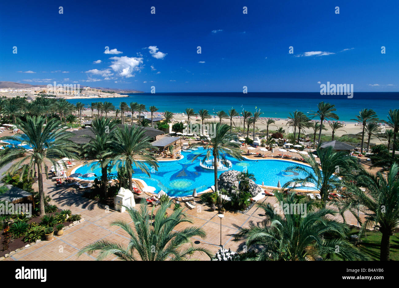 Hotel Costa Calma Palace in Costa Calma-Fuerteventura-Kanarische Inseln-Spanien Stockfoto