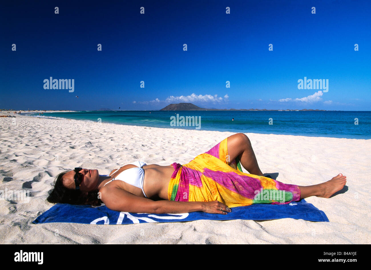 Playas de Corralejo Fuerteventura Kanaren Spanien Stockfoto