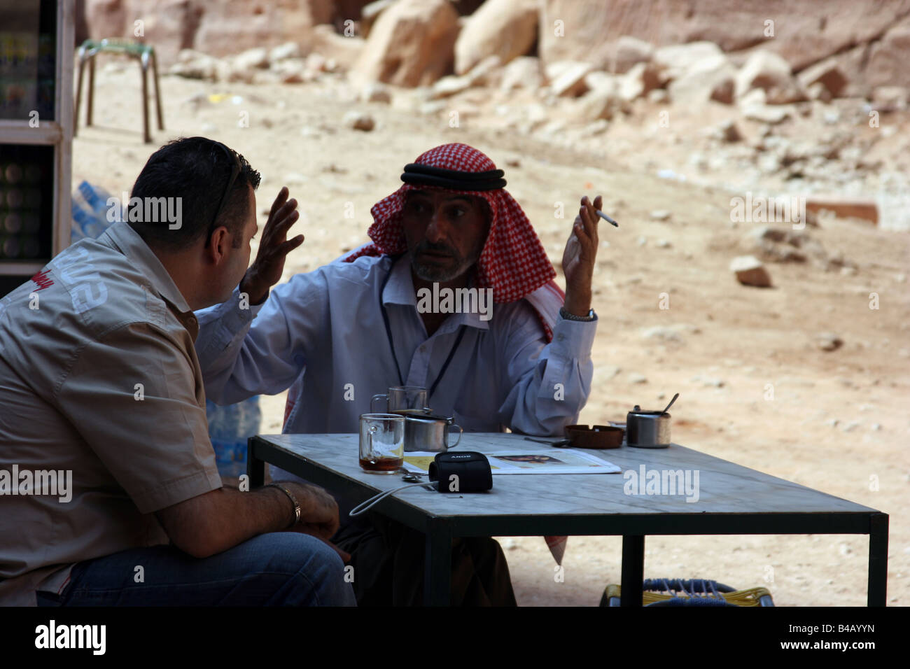 Arabische Menschen, Jordanien Stockfoto