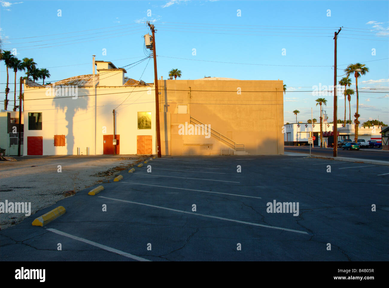 Industrial Building Indio California USA Stockfoto
