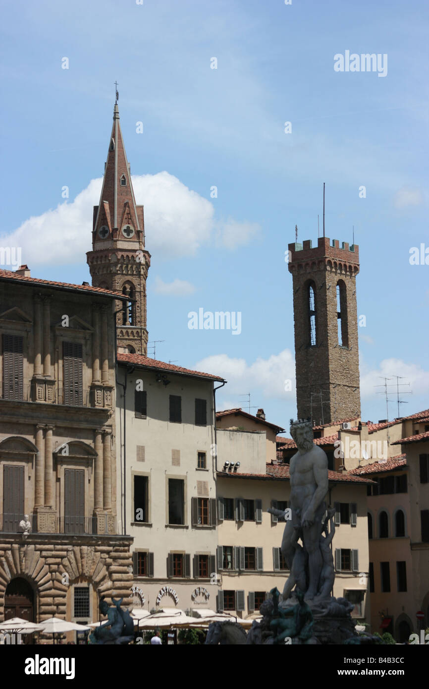 Piazza della Signoria, Florenz, Italien Stockfoto