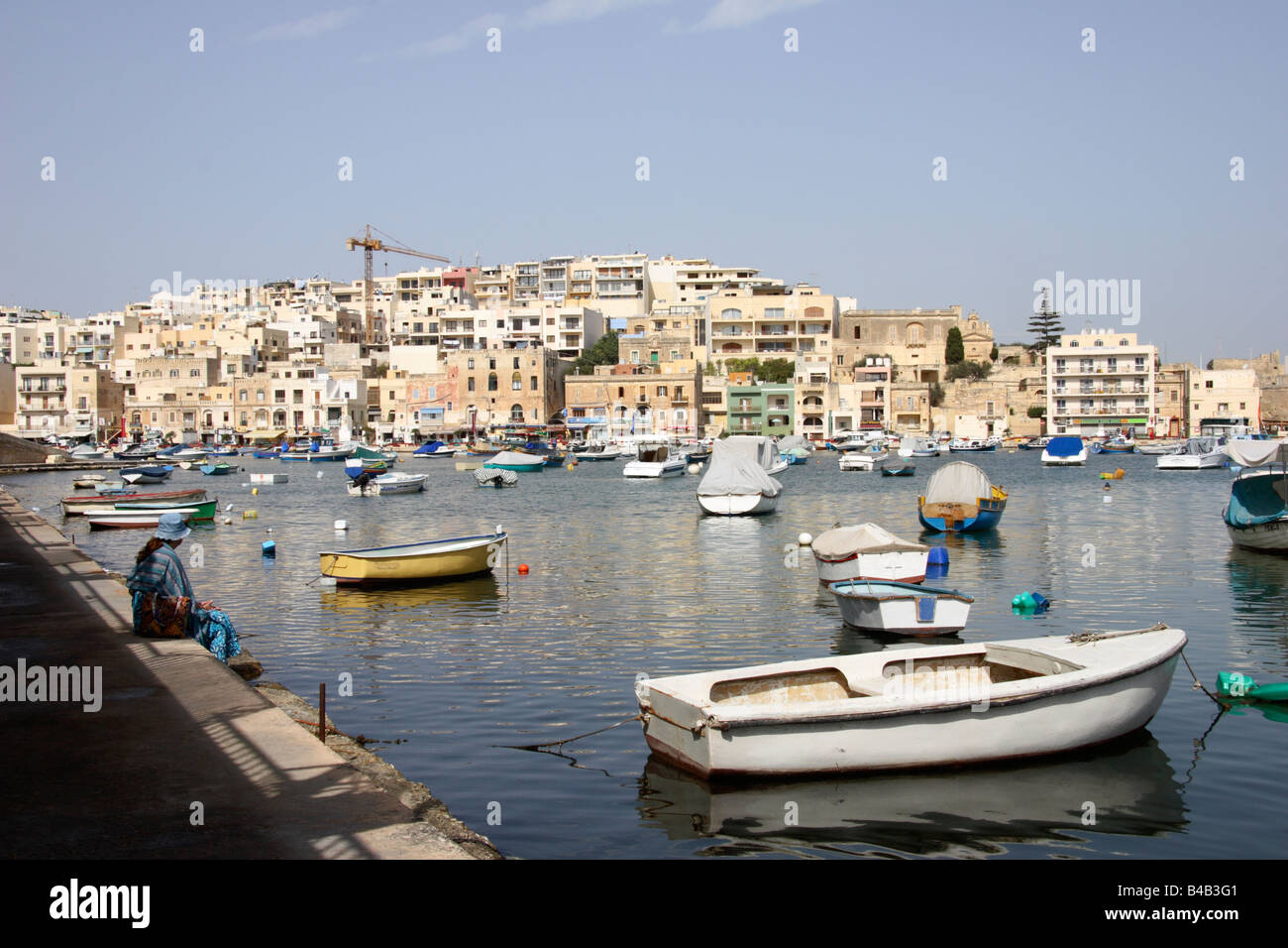 Marsaskala Hafen, Malta. Stockfoto