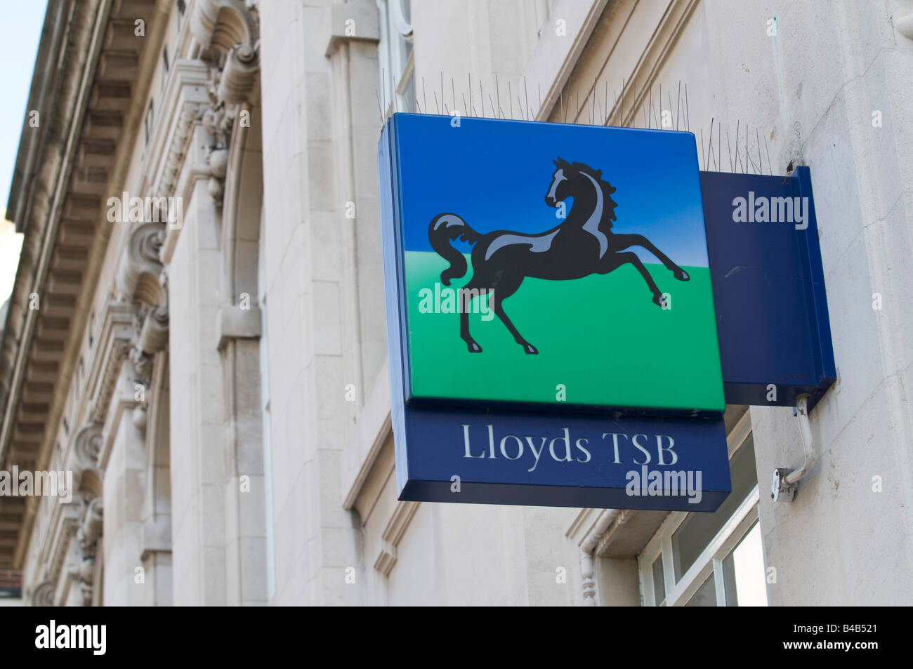 Lloyds TSB Zeichen Stockfoto
