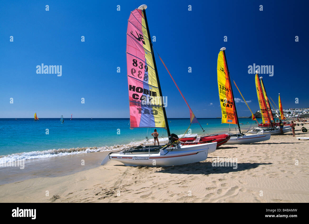 Strand von Morra Jable Jandia Fuerteventura Kanaren Spanien Stockfoto