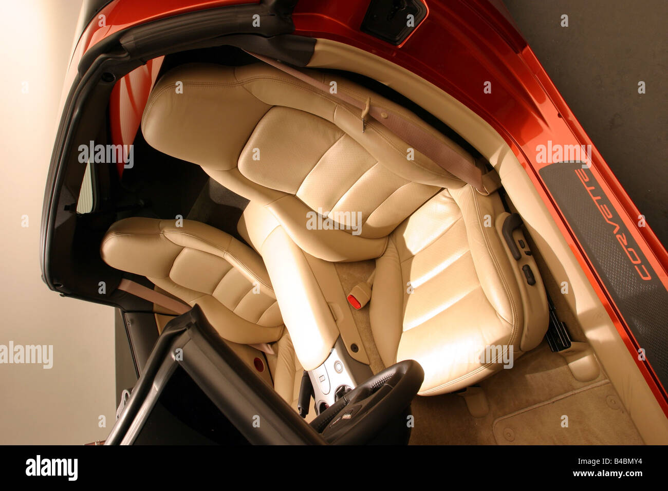 Gm Chevrolet Corvette C6 Roadster Auto Cabrio Rot