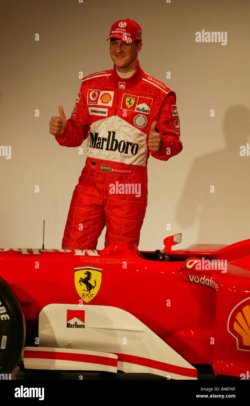Motor-Sport, Michael Schumacher, Ferrari Präsentation, Personen,  Rennfahrer, Fotograf: Daniel Reinhard Stockfotografie - Alamy