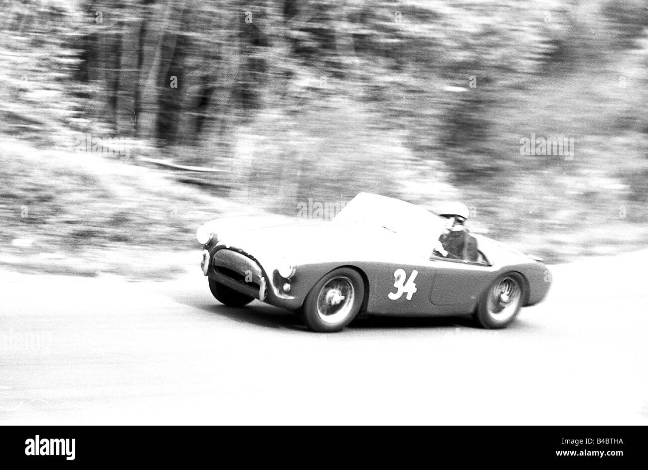 Motor-Sport, 1000 km Rennen auf dem Nürburgring im Jahr 1963, historischen Motorsport, Jahrgang ca., Veranstaltungen, b/w-Photographerie, phot Stockfoto