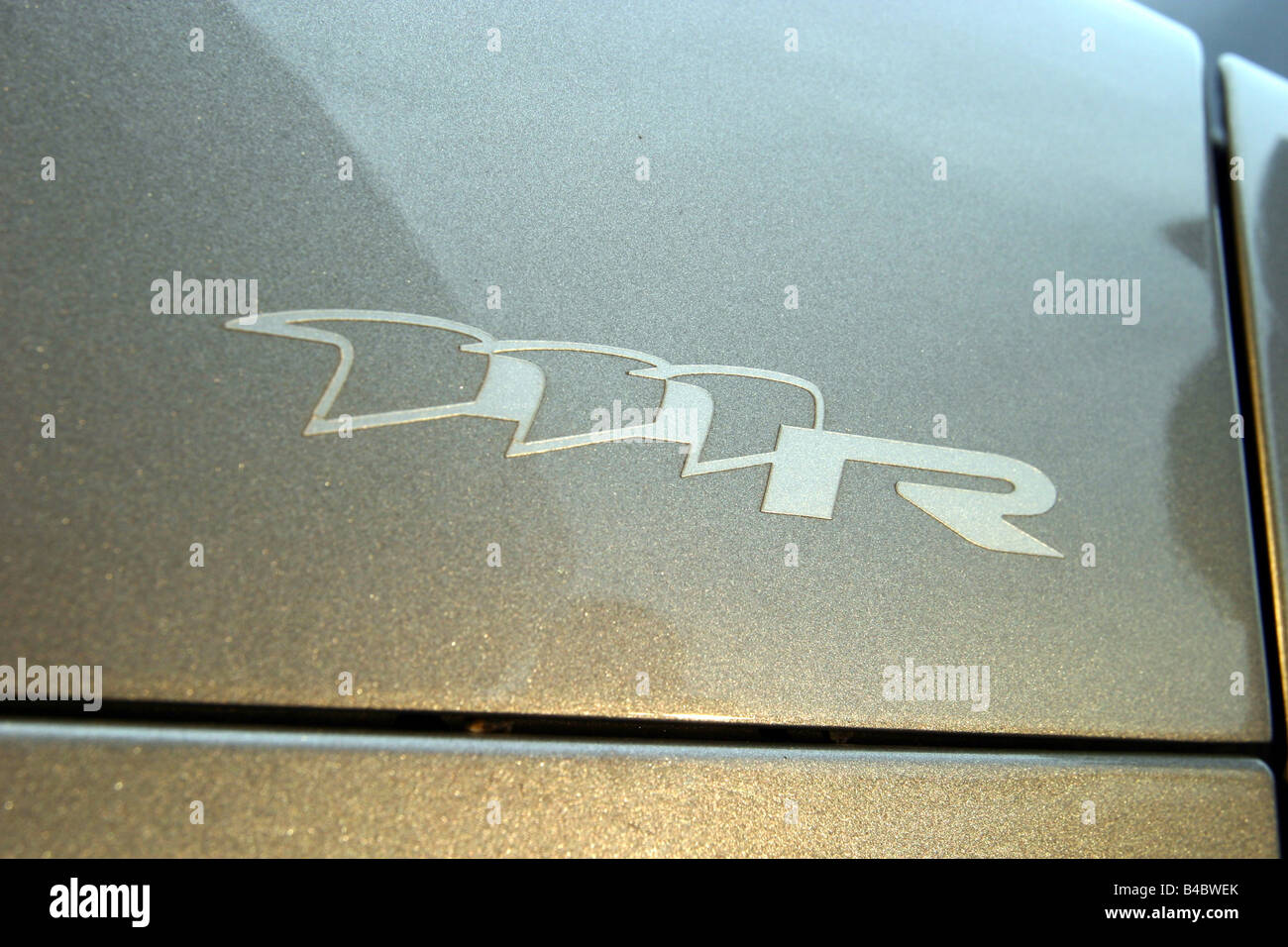 Lotus Elise 111 R, Cabrio, Auto, Modelljahr 2004, detaillierte Ansicht, Modellbezeichnung, Technik/Zubehör, Zubehör, Fotograf Stockfoto