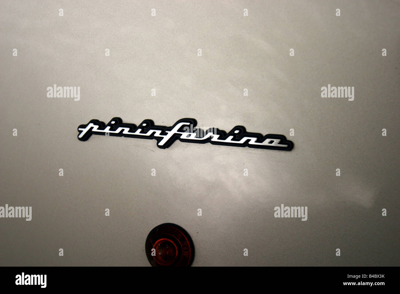 Auto, Ferrari 612 Sapprox.lietti, Roadster, Modell Jahr 2004-Silber, Coupe/Coupe, detaillierte Ansicht, Pininfarina, Technik/Accessor Stockfoto