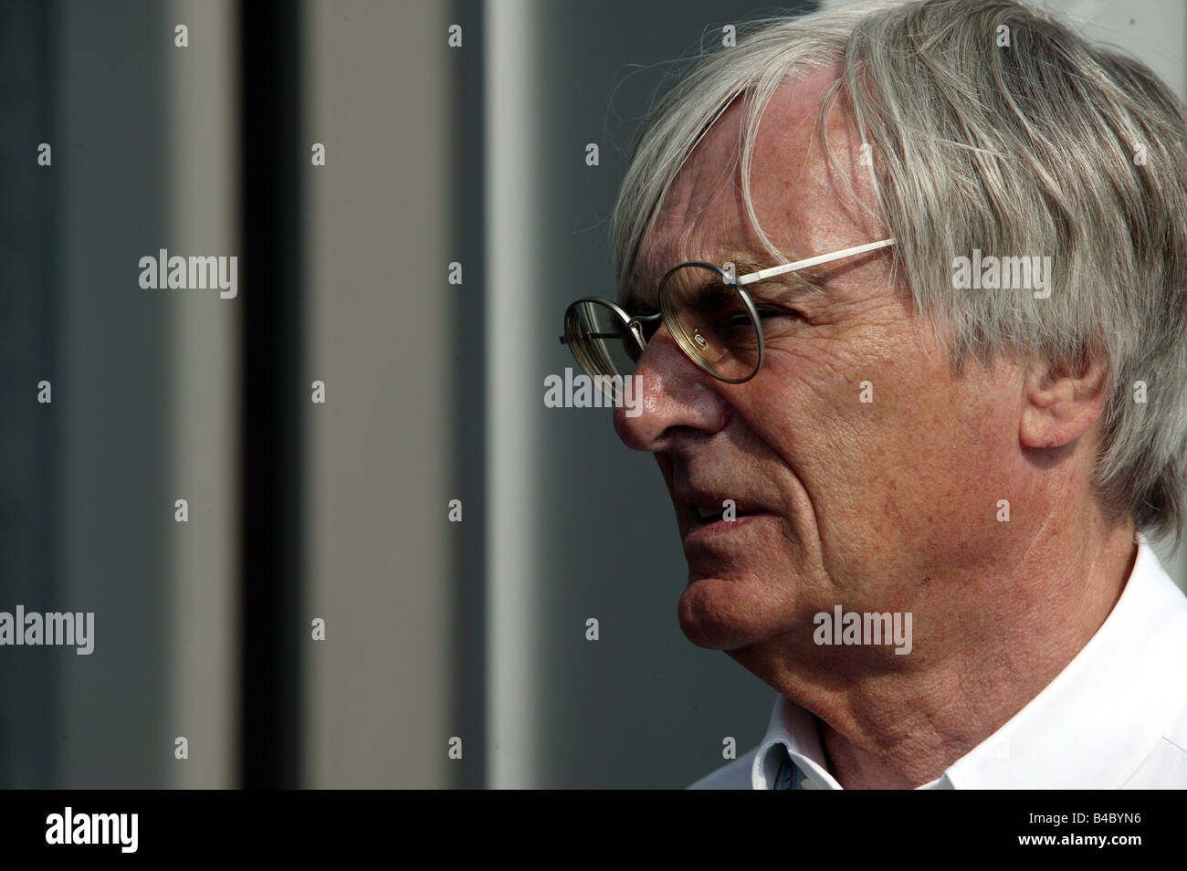 Motor Sport, Bernie Ecclestone, Formel-1-Chef, Rennfahrer, Formel 1, Portrait Stockfoto