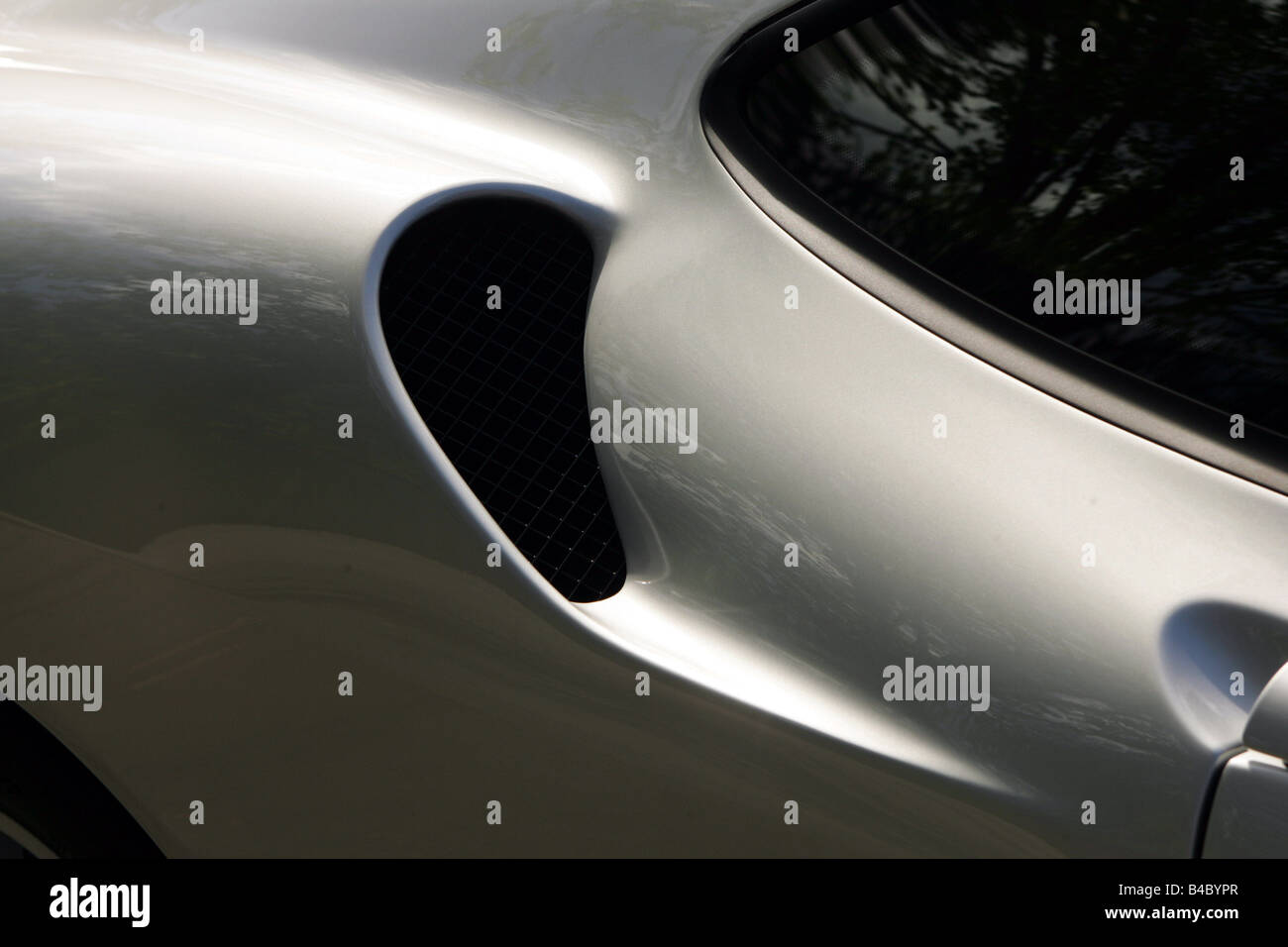 Auto, Ferrari F 430, Baujahr 2004-Roadster, Coupé/Coupe, Silber, detaillierte Ansicht, Technik/Zubehör, Accessoires, Foto Stockfoto