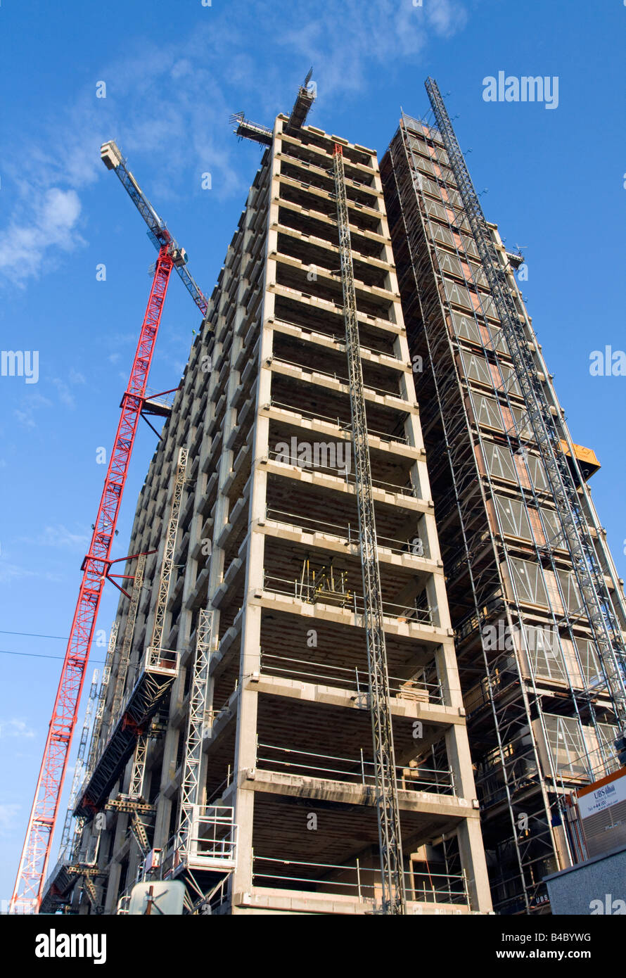 KD-Tower (ehemals Kodak Gebäude) Hemel Hempstead, Sanierungen im Gange September 2008 Stockfoto